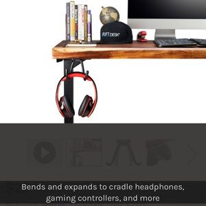 Uplift Desk flexible desk hook, 2.25”x1”